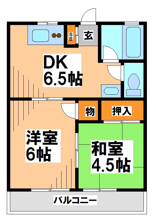 ボーゼンフラット  間取り図