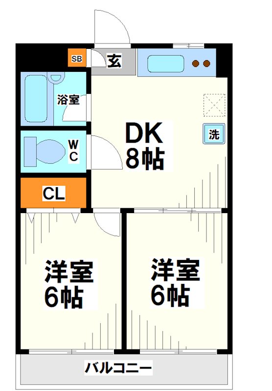リトルブラウン  間取り