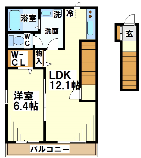 アンバーガーデンイースト   間取り