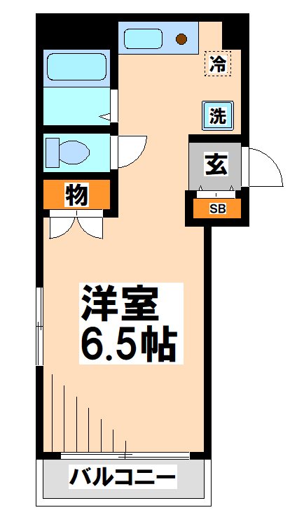 ＲＳハイツ 　電気通信大学・外国語大学事前予約可能物件 間取り