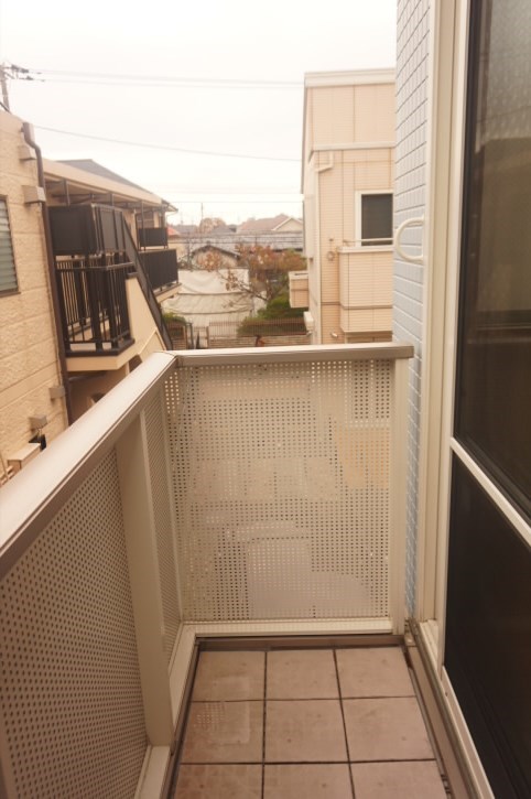 ブルースター  ベランダ