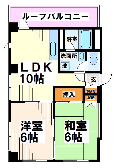 シーザーレジデンス東府中 間取り