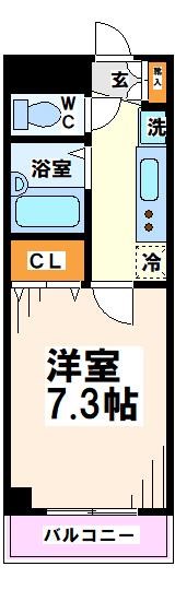 ガルーダヒルズ 　【東京外国語大学受験生事前予約可能物件】 間取り