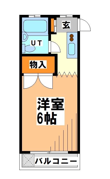 TUハイム　東京外国語大学・電気通信大学受験生事前予約可能物件 間取り