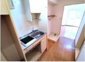 サンハイツミキB棟　 【東京外国語大学受験生事前予約可能物件】  キッチン