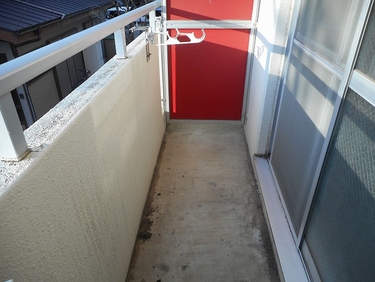 サンハイツミキB棟　 【東京外国語大学受験生事前予約可能物件】  ベランダ