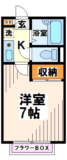 コーポ森田 【外語大事前予約可能物件】 間取り