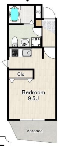 アパルトマン・クリビア   間取り