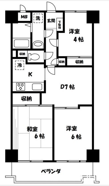 豊栄アンバサダー  間取り