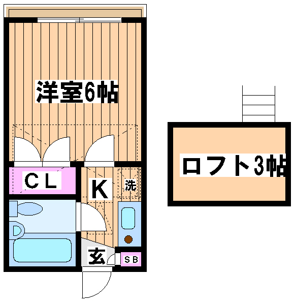 メゾンディソレイユ 間取り