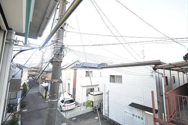 トムハイツⅡ　東京外国語大学＆電気通信大学受験生事前予約可能物件 ベランダ