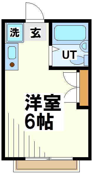 サニーハイム　電気通信大学受験生事前予約可能物件 間取り