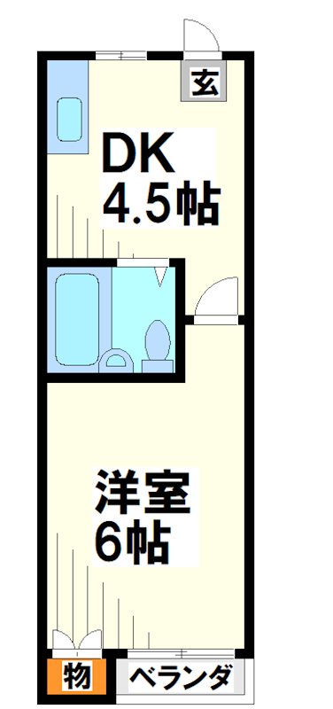 川重コーポ 間取り