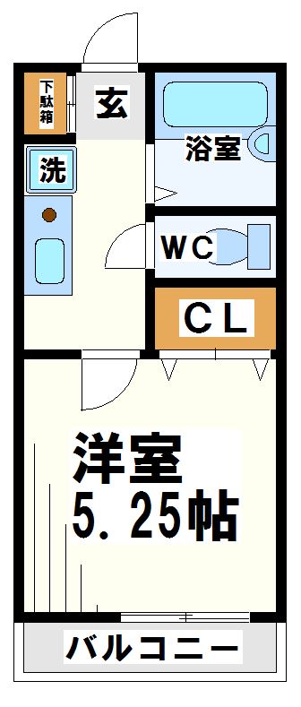 リエート調布  間取り