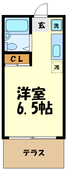 エステートフィガロ　電気通信大学受験生事前予約可能物件 間取り