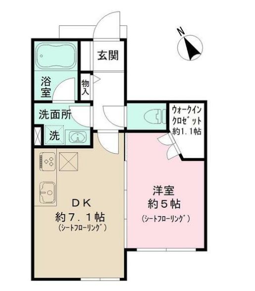 レジアス調布  間取り