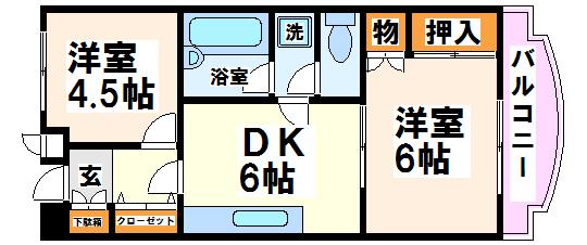 シーザーレジデンス美好町    間取り