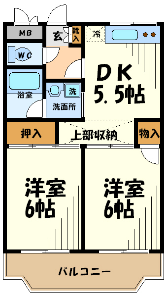 サンモール調布  間取り