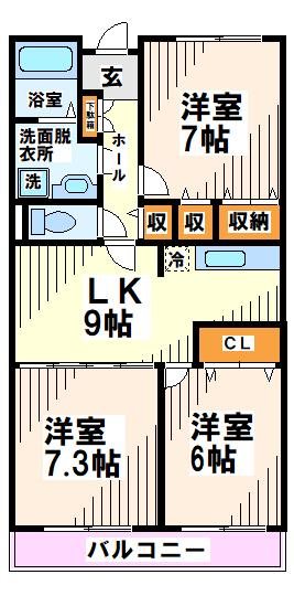 モアクレスト  間取り