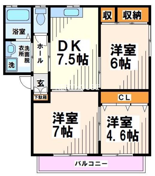 グランシードⅠ 間取り