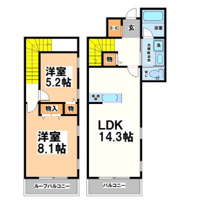 トライデント 間取り