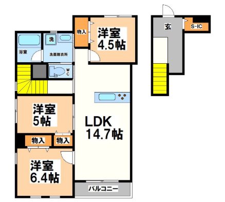 トライデント 間取り