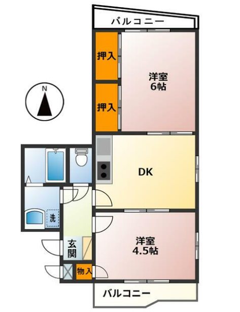 プレゼントM   間取り