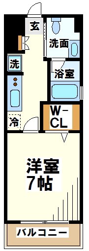 レジディア調布   間取り