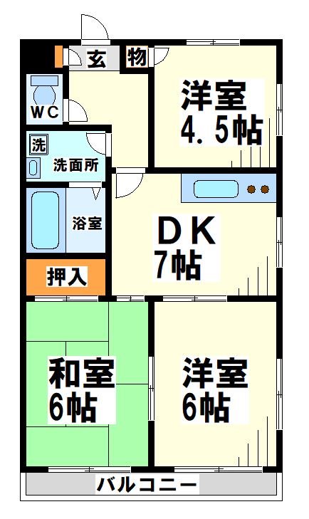 アビタシオン  間取り