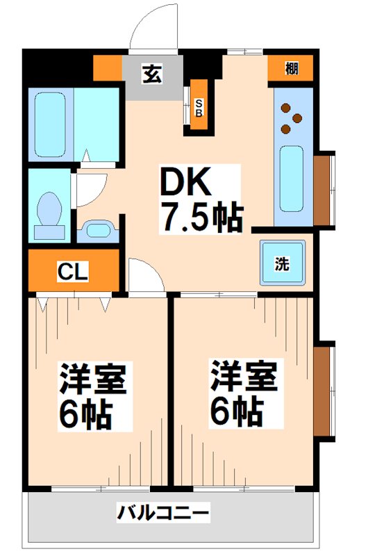第3ドリームハイツ 間取り