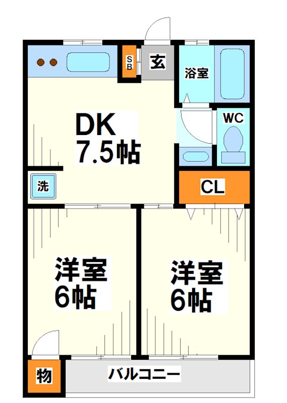 カーサアゼリア   間取り
