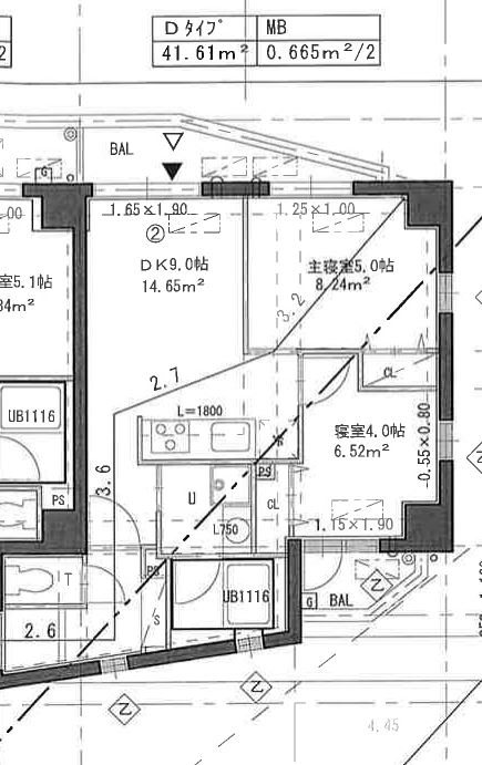 エストゥルース府中   間取り