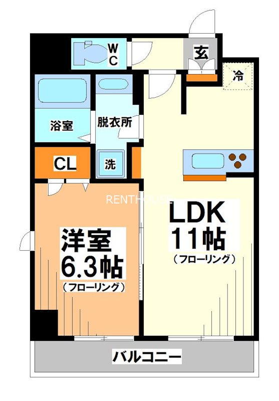 Je　Glycine寿町 間取り