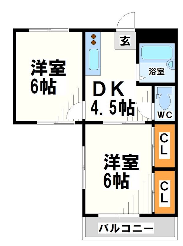 パストラルハイム   間取り