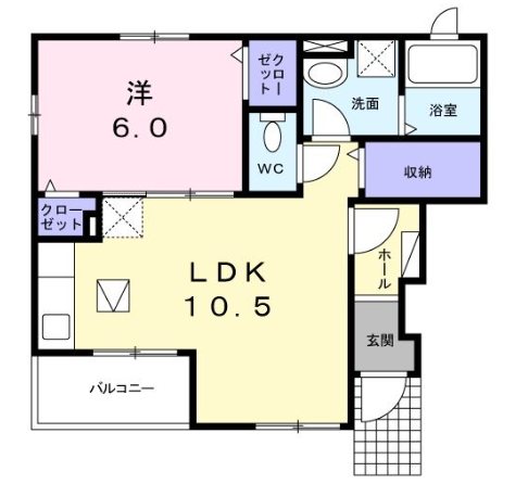 メゾンドクレール    間取り