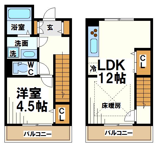リブリラウレア   間取り