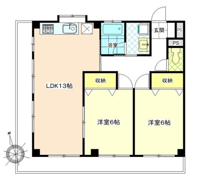 いちょう並木マンション 間取り