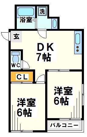 ルサンミル    間取り