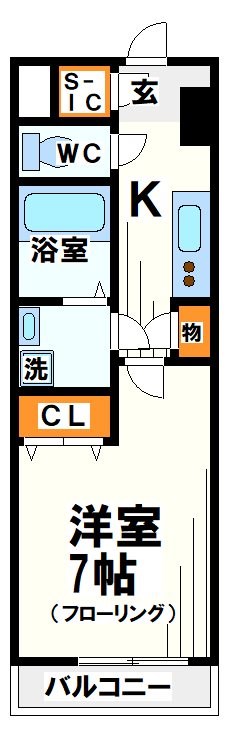 THE Uranus（ジ・ウラヌス）　弊社管理物件 間取り