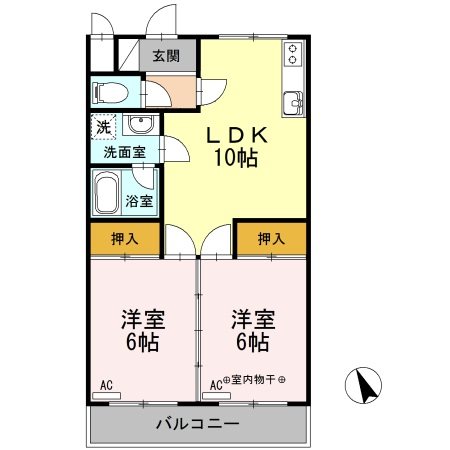 ライフアメニティー  間取り