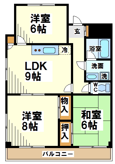 ファミールＹＫ  間取り