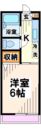 シティパルA  間取り