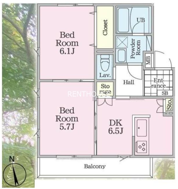 ヴィスタガーデン調布  間取り