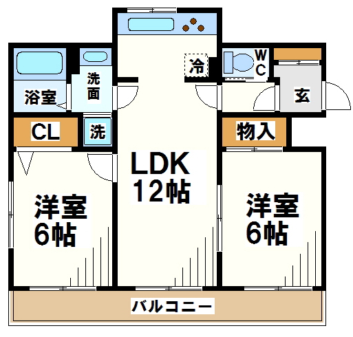 サン・パレッタ・ベル    間取り