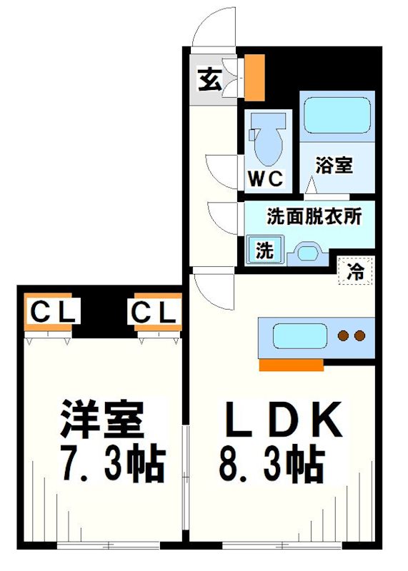 ウエストバレーⅢ  間取り
