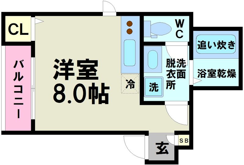 ベルリード渋谷本町 間取り
