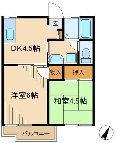 スプリームⅠ 間取り