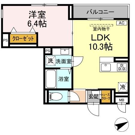 Chateau Avenir調布  間取り