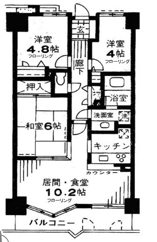 住友アクシルコート調布国領  間取り