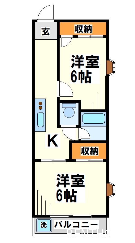 メゾンシマダ  間取り